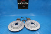 Maserati Ghibli Quattroporte rear brake pads rotors service kit #9329 2017-24